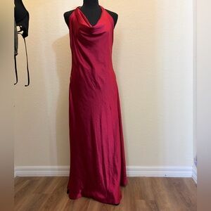 Elegant Pink Maxi Dress